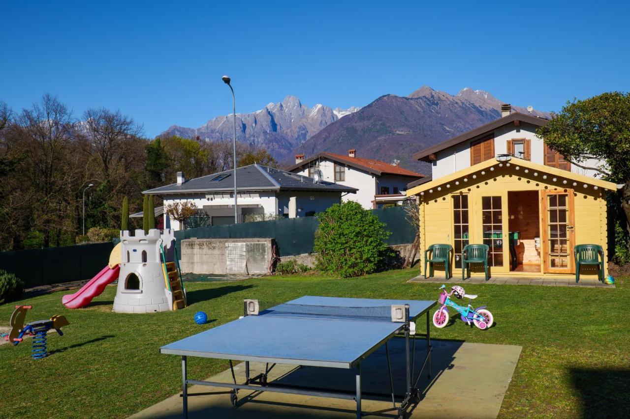 Residence Girasole Casa Rossa A Colico Bagian luar foto